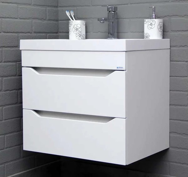 Тумба под умывальник Айсберг Bazis 60 Ева В2 DA5914T