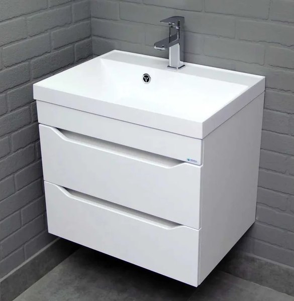 Тумба под умывальник Айсберг Bazis 60 Ева В2 DA5914T