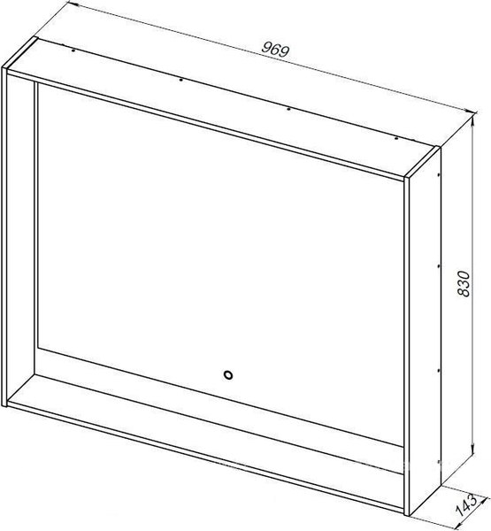 Зеркало Aquanet Милан 100 LED / 336406