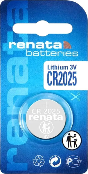 Батарейка Renata CR2025 BL1 / БЛ14522 - фото