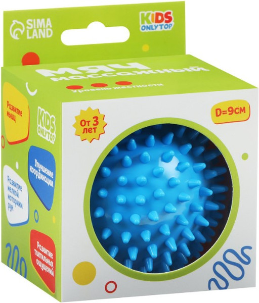 Массажный мяч Onlytop Ежик / 9192244