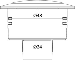 Кнопка смыва IDDIS 92048SB1AR