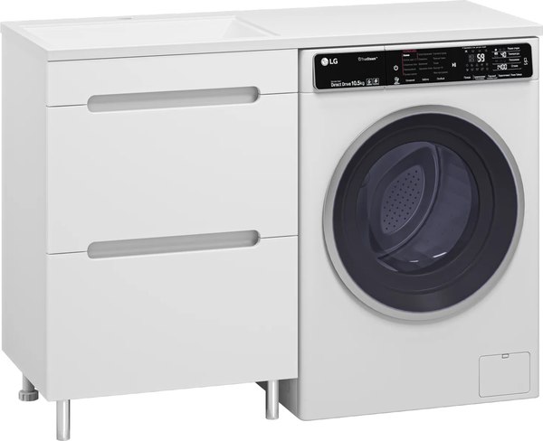 Тумба с умывальником Misty Байкал 55 / Э-Бай06055-022Я+5216120 - фото