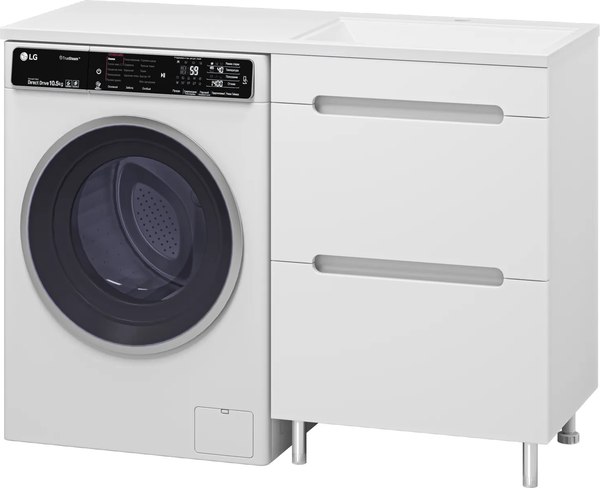 Тумба с умывальником Misty Байкал 55 / Э-Бай06055-022Я+5217120 - фото