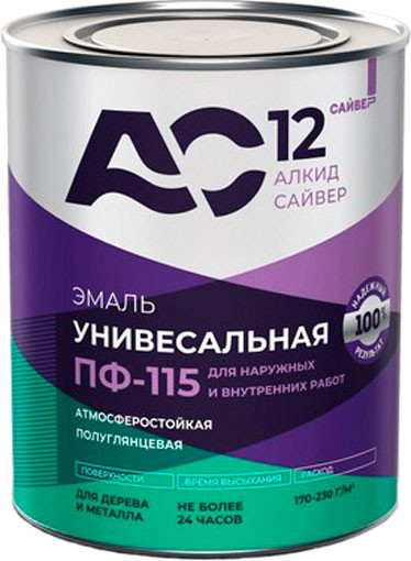 Эмаль Сайвер ПФ-115 АС12 - фото