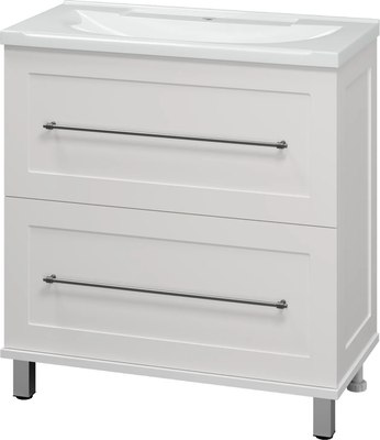 Тумба с умывальником Misty Марта 80 / П-Мрт07080-011Пр+Р-Евв14080-Д - фото