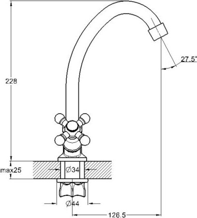 Смеситель Econoce EC0491-1