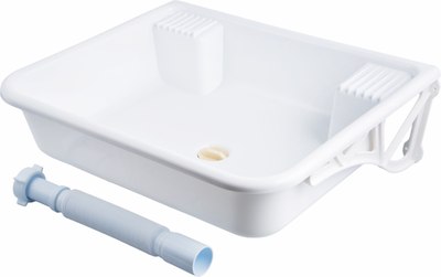 Раковина для дачи Мастерица На кронштейнах + сливной шланг SP-503