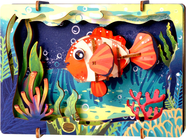 Конструктор Славянская столица 3D Wooden Puzzle-Clownfish - фото