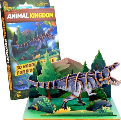 Конструктор Славянская столица 3D Wooden Puzzle-Tyrannosaurus Rex