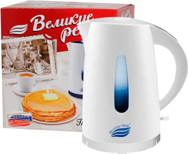 Электрочайник Великие Реки Томь-1 (белый)