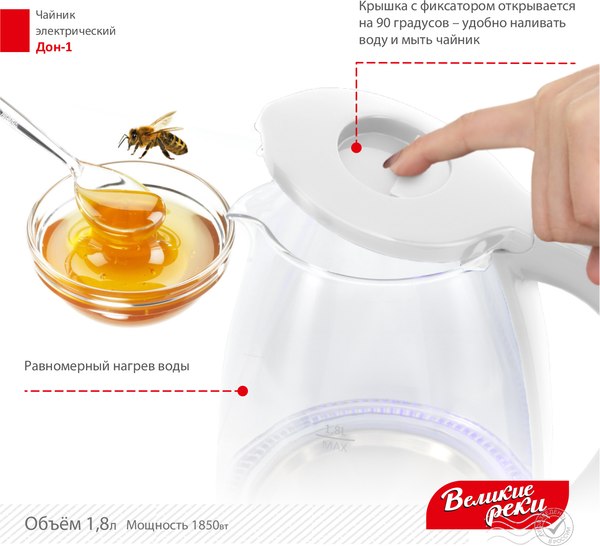 Электрочайник Великие Реки Дон-1