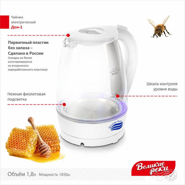 Электрочайник Великие Реки Дон-1