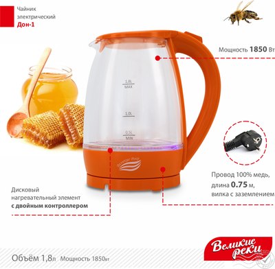 Электрочайник Великие Реки Дон-1