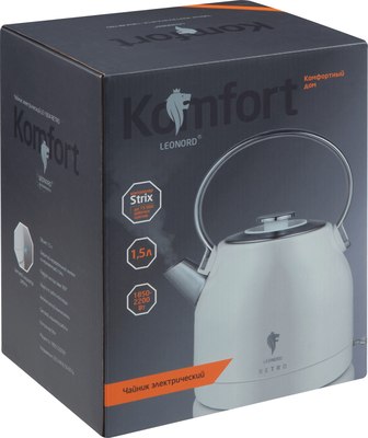Электрочайник Leonord LE-1904 Retro / 107164 (белый)