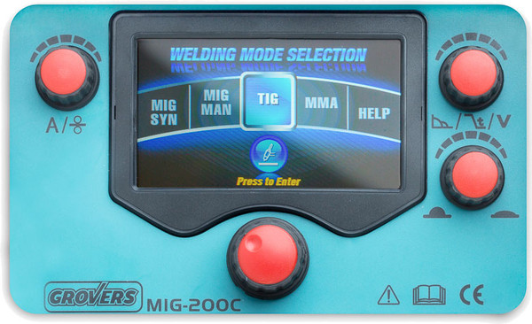 Полуавтомат сварочный Grovers MIG-200C / 3.014.180-C