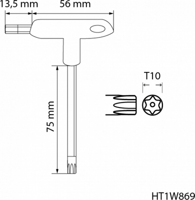 Гаечный ключ Hoegert HT1W869