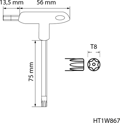 Гаечный ключ Hoegert HT1W867
