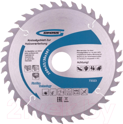Пильный диск Gross 73323 - фото