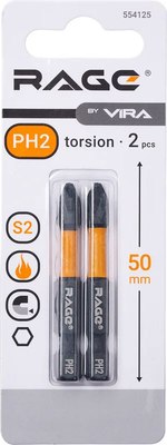 Набор бит Vira S2 PH2x50мм / 554125
