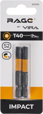 Набор бит Vira Torx T40 S2х50мм / 554250