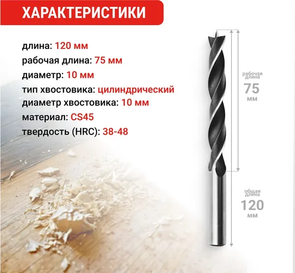 Сверло Vira 552010