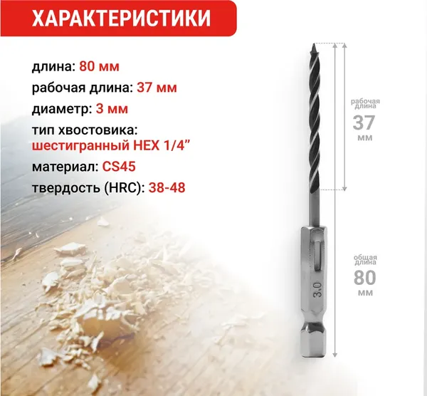 Сверло Vira 553123