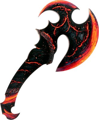 Топор игрушечный Sima-Land Огненный / 9530647 - фото