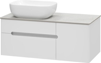 Тумба с умывальником Misty Роял 100 / П-Роя-01100-011П2Я+MA01-100 - фото