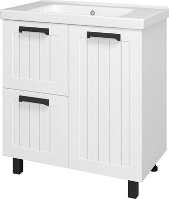 Тумба с умывальником Misty Спарта 80 / П-Спа-06080-01-012Я+640207 - фото