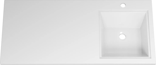 Тумба с умывальником Brevita Grafit 40 / GRA-01040-013Я+5213100