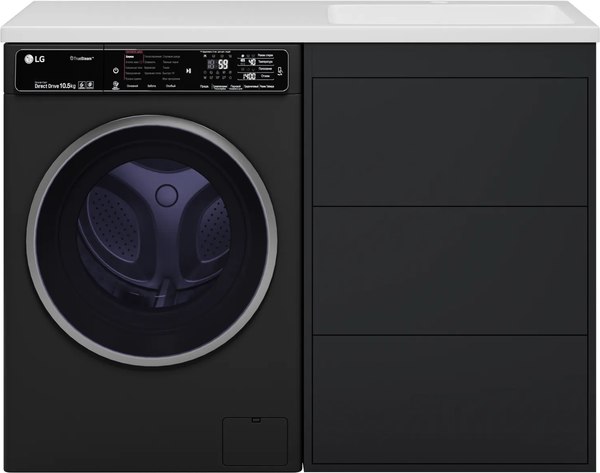 Тумба с умывальником Brevita Grafit 60 / GRA-01060-013Я+5217120