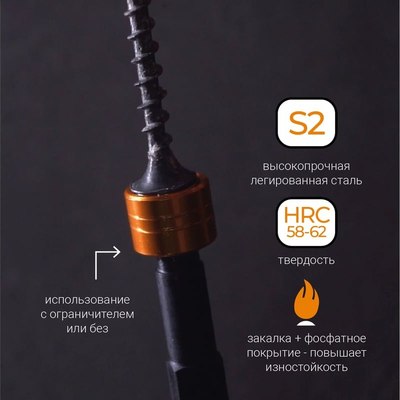 Набор бит Vira Rage S2 PH2x50мм / 554133