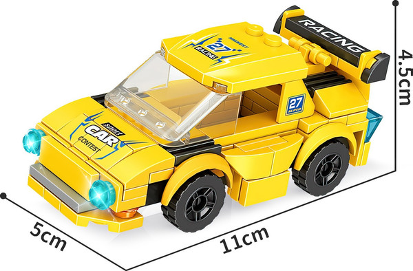 Конструктор Peizhi Гонка. Спорткар 0818 / 9676127