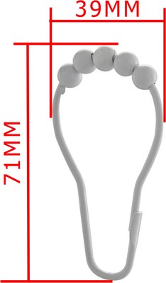 Кольца для шторки Fashun A9001-8