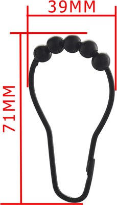 Кольца для шторки Fashun A9001-7