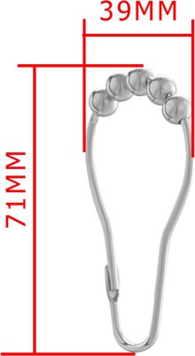 Кольца для шторки Fashun A9001