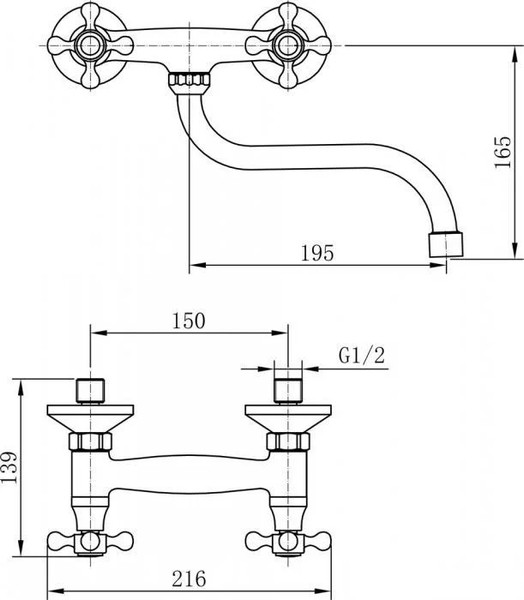 Смеситель Fashun A4608