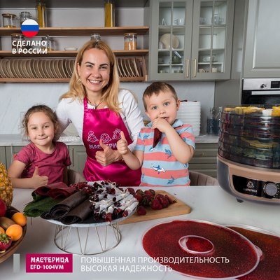 Сушилка для овощей и фруктов Мастерица EFD-1004VM 3в1