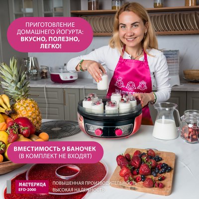 Сушилка для овощей и фруктов Мастерица EFD-2000 3в1