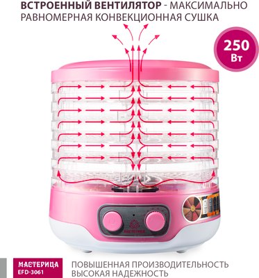 Сушилка для овощей и фруктов Мастерица EFD-3061