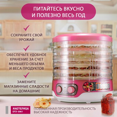 Сушилка для овощей и фруктов Мастерица EFD-3061