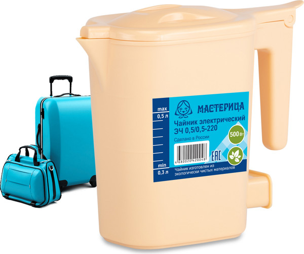 Электрочайник Мастерица ЭЧ 0.5/0.5-220Б (бежевый)