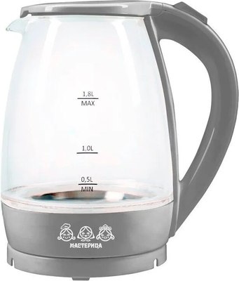 Электрочайник Мастерица ЕК-1801G (дымчатый) - фото