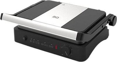 Электрогриль BQ GR3001 (Black/Steel) - фото