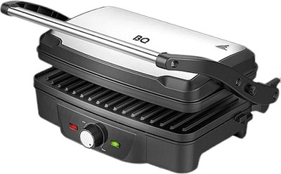 Электрогриль BQ GR3006 (Black/Steel) - фото