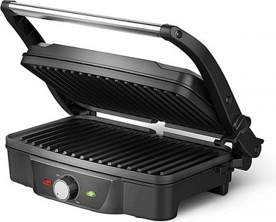 Электрогриль BQ GR3006 (Black/Steel)