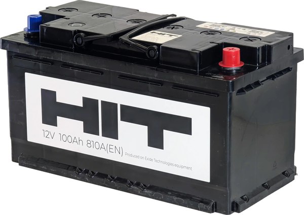 Автомобильный аккумулятор HIT R 810A / 6СТ-100 L5 - фото