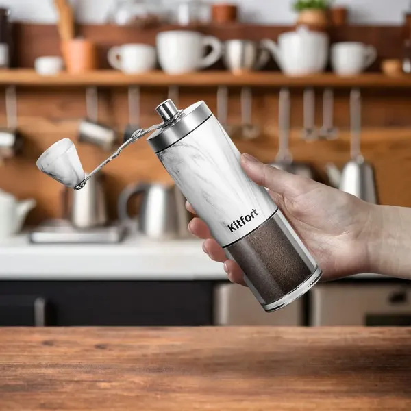 Кофемолка механическая Kitfort КТ-7471