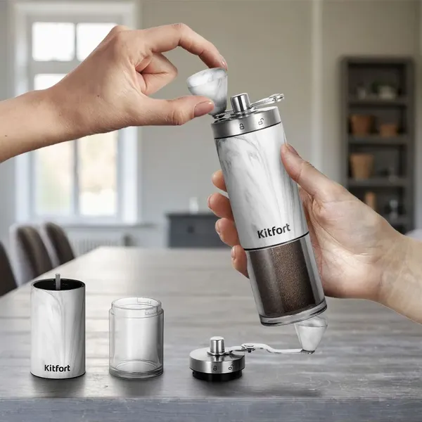 Кофемолка механическая Kitfort КТ-7471